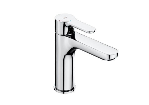Roca L20 Basin Mixer | Cold Start, XL Lever, Water-Saving | Chrome