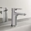 Roca L20 Basin Mixer | Cold Start, XL Lever, Water-Saving | Chrome