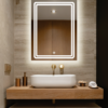 TS 1013 Rectangular LED Bathroom Mirror, 460 x 600 mm, Frameless