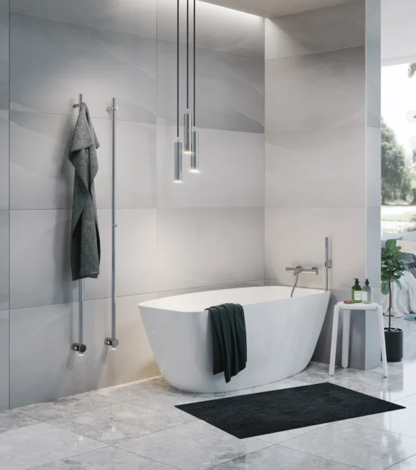 Macro Design Pure Freestanding Bathtub 160 x 70 cm | Matte White Cast Marble | Buildtique