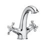 Roca Carmen Twin-Lever Basin Mixer | Vintage Style, Chrome