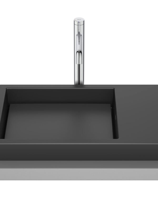 Roca Horizon Skyline Countertop Basin 600mm | Matt Black | Buildtique
