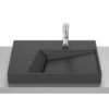 Roca Horizon Countertop Basin with Tap Hole 600mm | Onyx | Buildtique