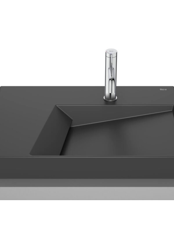Roca Horizon Countertop Basin with Tap Hole 600mm | Onyx | Buildtique