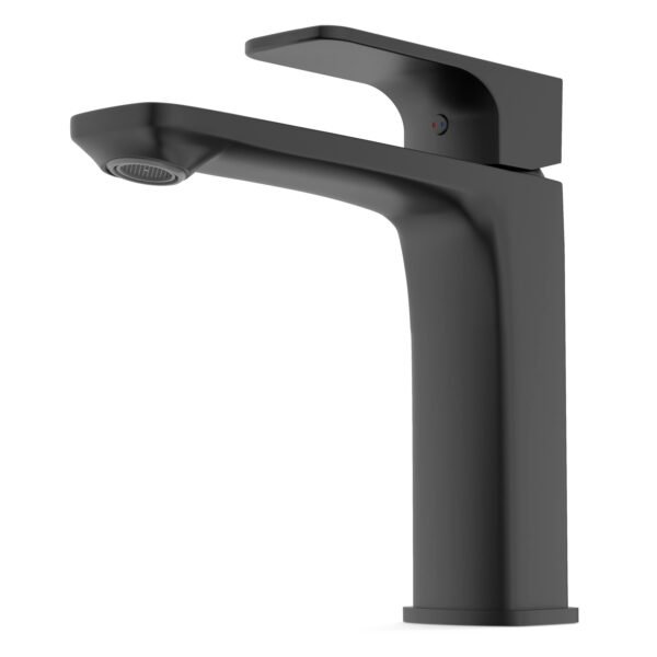 Celite Elemental Single-Lever Basin Mixer, Matte Black