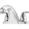 Celite Elemental 4" Centerset Basin Mixer | Twin-Lever, Pop-Up Waste | Chrome