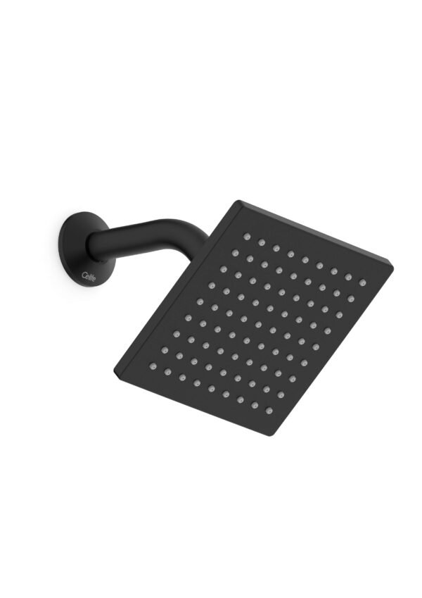 Celite Elemental 3-Piece Shower Kit | Matte Black | Single-Lever Valve & Tub Spout