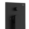 Celite Elemental 3-Piece Shower Kit | Matte Black | Single-Lever Valve & Tub Spout