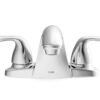 Celite Elemental 4" Centerset Basin Mixer | Twin-Lever, Pop-Up Waste | Chrome