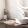 Roca Naia High Basin Mixer | Cold Start, Click-Clack Waste | Chrome