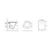 Bathco Piamonte Wall-Hung Toilet | Square Rimless WC | Buildtique
