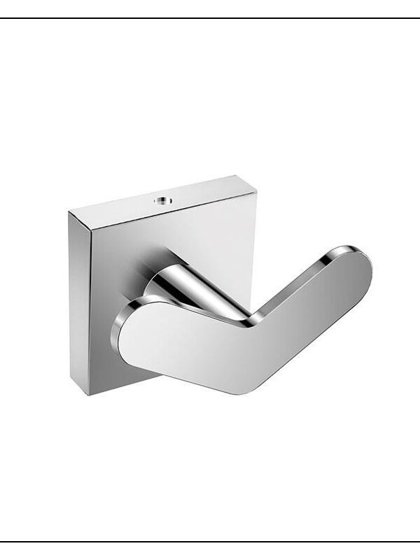 Roca Neoclassic Double Robe Hook | Polished Chrome |