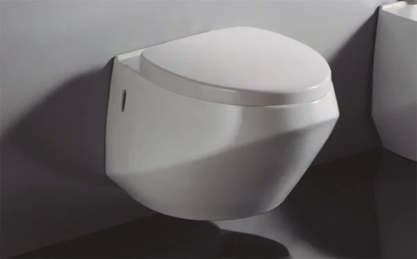 Bathco Tiber Wall-Hung Toilet 587 x 380 mm | White Porcelain | Buildtique