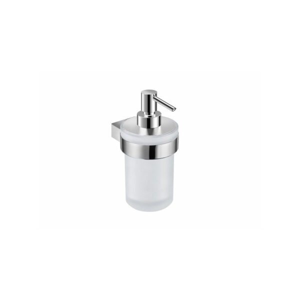 Roca Pure Wall-Mounted Soap Dispenser | Chrome & Glass
