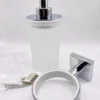 Roca Pure Wall-Mounted Soap Dispenser | Chrome & Glass